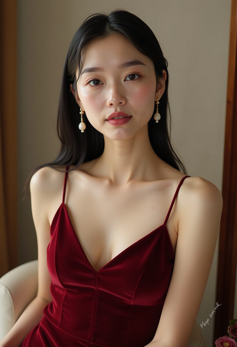 海边的她